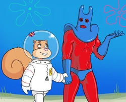 [b-intend] Sandy x Man Ray (Spongebob Squarepants)