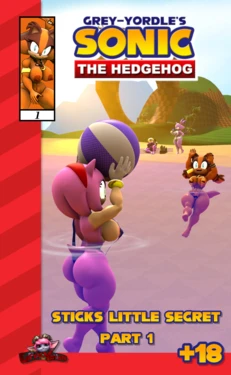 [Grey-Comic #1] Sticks Little secret part 1 (Sonic the Hedgehog)