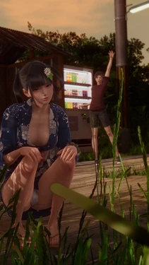 [leien8] 田舎の駅の雨