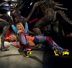 Samus and Agent 26 are defeated and forced to breed