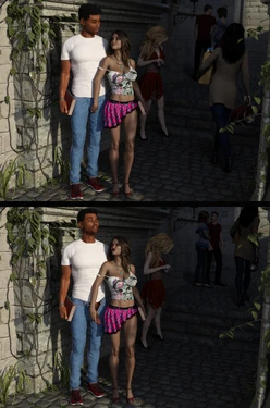 MAXIANNI71 - CAT AND SILAS PUBLIC HANDJOB