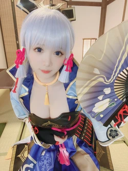 [霜月しも] 白鷺の姫君 原神の神里綾華