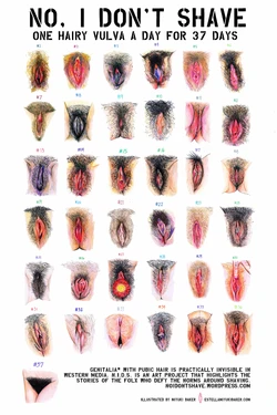 [Miyuki Baker] No, I Don't Shave: One Hairy Vulva a Day for 37 Days