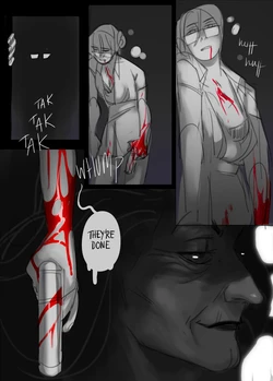 [hattersarts] Gun Comic & Debrief [Miss Pauling/The Administrator] (Team Fortress 2)