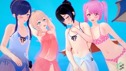 [有合] 海辺で男の娘同士