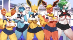 Burgerkiss Train Girls - Part 3 Group Shots + Background Girls (Bonus)