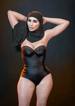 [Hijabista3dx] Aunty Kamila Showing Off