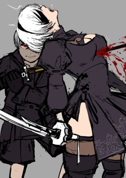 [Sanman-Drill] 9S X 2B (NieR:Automata)