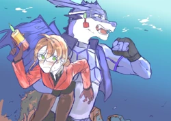 [Betsukusa] Ryuu to Hito no Buddy Sukebe