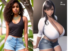Asiadom world: breast size - Africa envy Asia