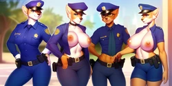 Furry, uniform [AI Generated]
