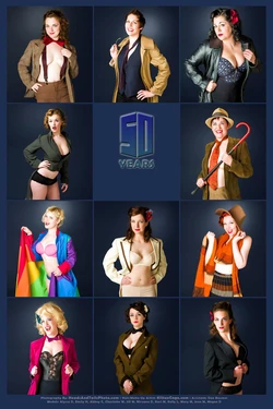 [headsandtailsphoto] Doctor Who pin-up girls