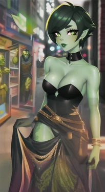 GobGirlz AI ART -- Ginger Monkey [AI Generated]