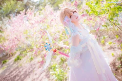 [渊秧] 魔卡少女樱-木之本樱中华风洋装同人cos