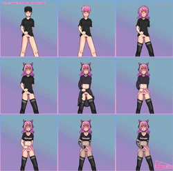 [HornyFudge] Some WIP pics for the commissioned comic (transformation)