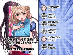 [Rakure Cheese Koubou (Umagome Rakure)] Iinari Sensei Ekoda Emi 28-sai | Profesora Obediente Ekoda Emi 28 años (Hajirau Kimi ga Mitainda) [Spanish] [Kyo's Translations]