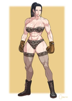 [CirenK] Nico Robin VS Black Maria (One Piece)