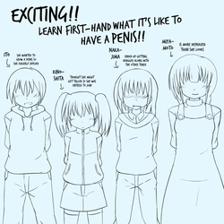 [Ristena] Exciting!! Learn First-Hand What It's Like To Have a Penis!!