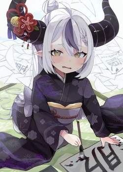 [nemutamuu] Twitter / Pixiv (78838621) (Laplus Darknesss)