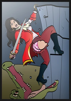 Female!Captain Hook ENF/EUF artworks by TheShockermaniac