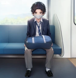 [Koyama Risu] Subway Masturbation