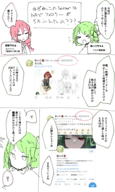 [ねっこ] なんで短期間でフォロワーが増えたの?(自己満自己分析) (ブルーアーカイブ)
