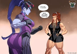 [vanbrand] Widowmaker va Brigitte (Overwatch) (Spanish) [kalock]