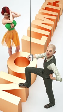 3D PORN COMIC - Redhead babe gets pussy stretched (Textless)