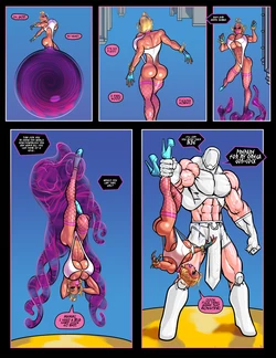 [thePiT] Power Girl vs Darkseid (BLEACHED)