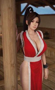 (6cw8)Mai Shiranui Boobs Reveal