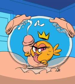 Doom and gloom up in his room is broken instantly by his magic little fish who grant his every wish