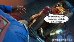 Rysketches - Super Friends doing Super Friends things (Dutch)