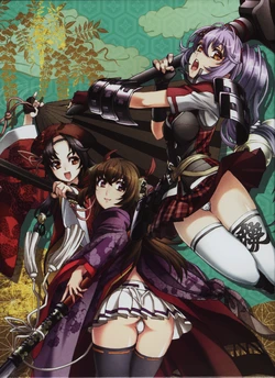 Hyakka Ryouran Samurai Bride BD Scans + Booklet