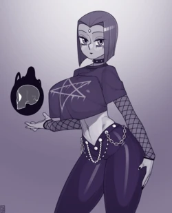 [EKZ] Raven's Thighs (Teen Titans)