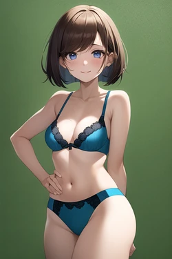 Green Lingerie (AI Generated)