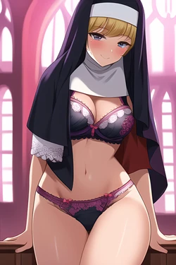 Lingerie Nun (AI Generated)