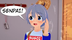 (GeaGts) Uzaki-Chan Unaware Butt Crush