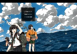 (Houraigekisen! Yo-i! 32Senme) [Anytime Everywhere (Any)] Kono Umi no Doko ka Kioku no Kakera to Itsuka Mita Fuukei | 这片大海的某处 有记忆的碎片与 曾经见过的景色 (Kantai Collection -KanColle-) [Chinese] [猫岛汉化组]