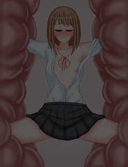 [Kamura room] Shokushu ni Tsukamatta Onnanoko ga Nyoudou wo Dame ni Sareru Ohanashi.