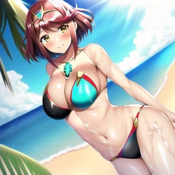 (AI Generated) Pyra in Bikini