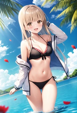 (AI Generated) Blonde Bikini Girls