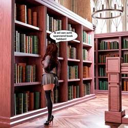Hermione in de bieb (Dutch)
