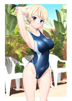 [Takafumi] Darjeeling-san Kyouei Mizugi '23 Ban (Girls und Panzer)