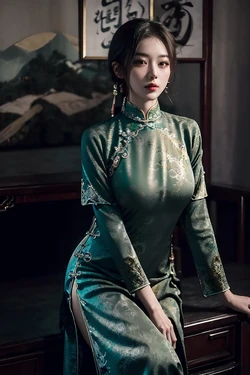 AIBEAUTIFUL274 - Cheongsam Chinese (Textless) [AI GENERATED]