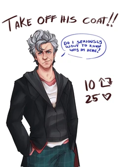 [aljeen] Twelfth Doctor strip game (Doctor Who)