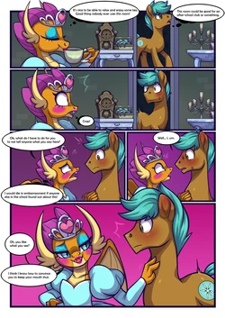 [SketchySkylar] Mathfailure1212's OC x Smolder Comic