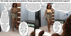 Internet Comics - Mijn tante heeft mij in haar macht (Dutch)