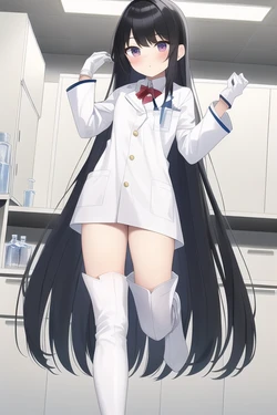 Les Bottes de fille scientifique [AI Generated]