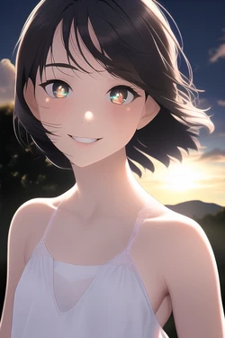 La Fille a la Robe Blanche [AI Generated]