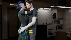 ApeStudios - Ava's Butt Play from Cyber fuck Dolls game (Textless)